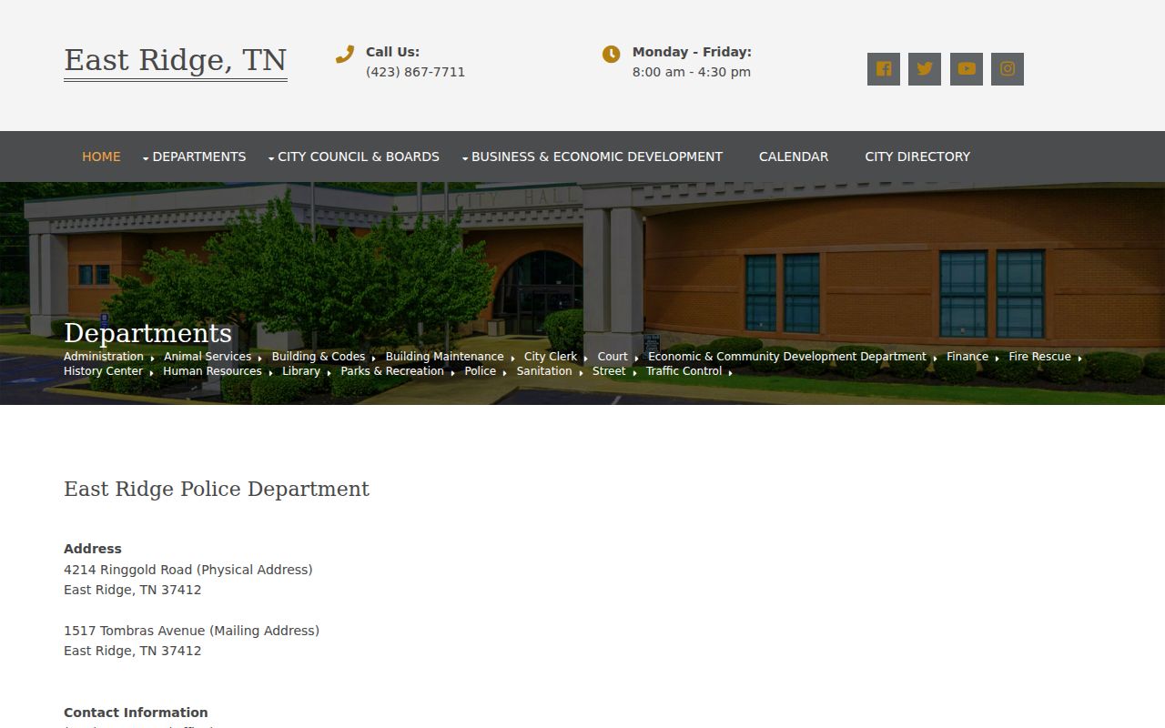 East Ridge warrant service, city police fugitive division